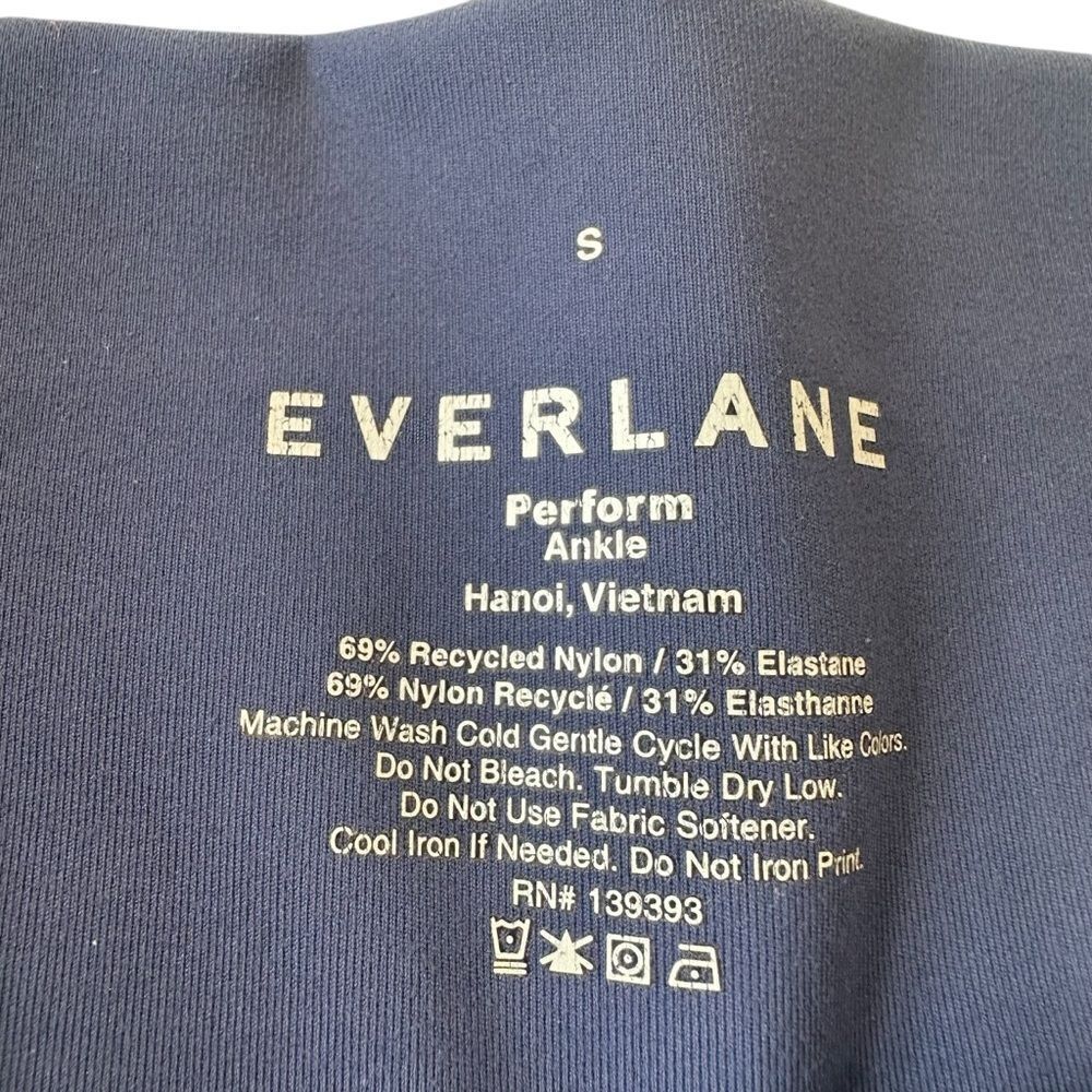Everlane Blue High Rise Ankle Leggings‎ S - Picture 5 of 11